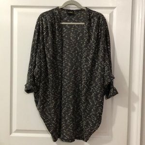 Black and White drape sweater